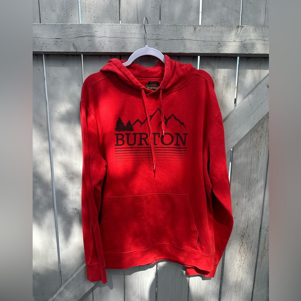 Burton Red Hoodie Sweater for Men